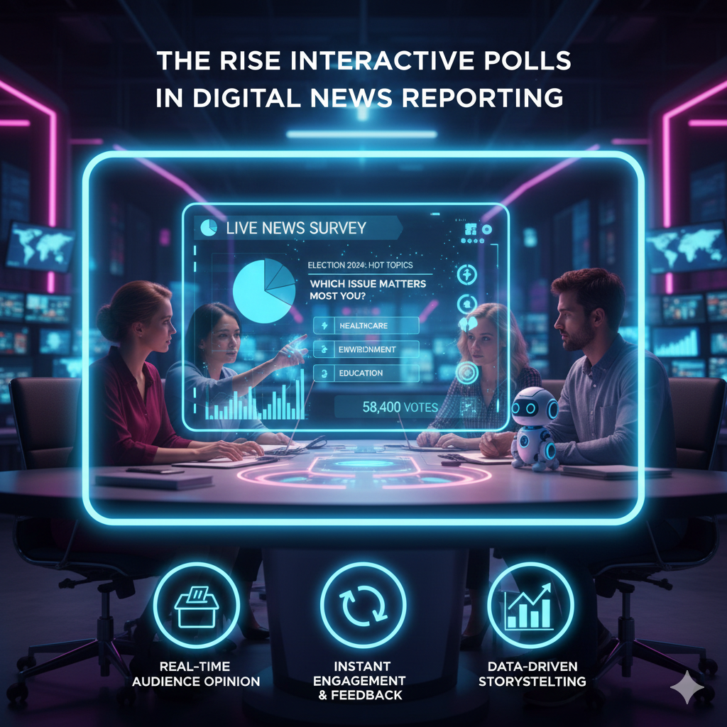The Rise of Interactive Polls in Digital News Reporting