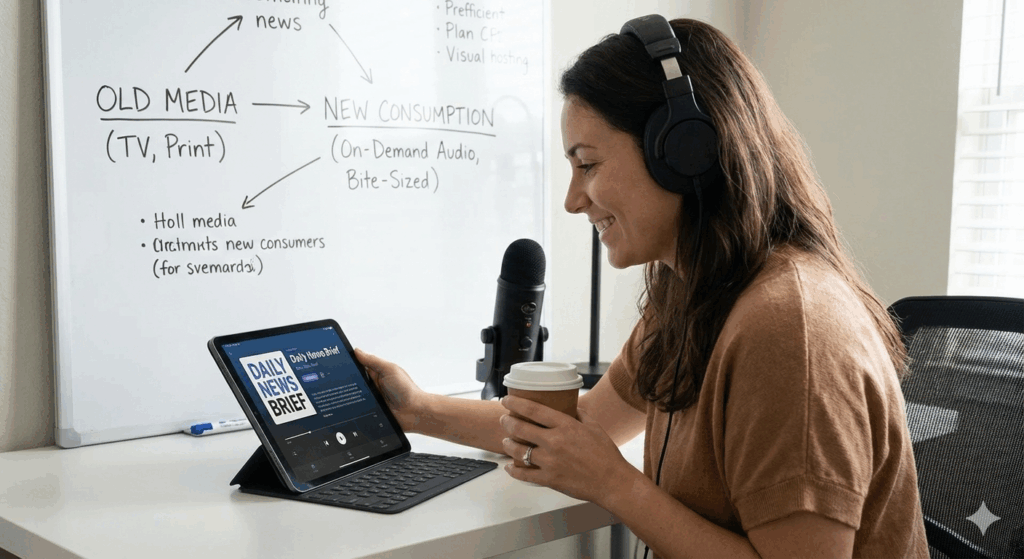 How Podcast-Style News Briefings Are Changing Consumption