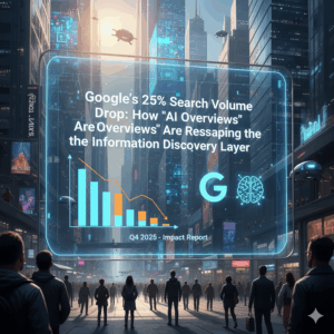 Google’s 25% Search Volume Drop: How "AI Overviews" are Reshaping the Information Discovery Layer