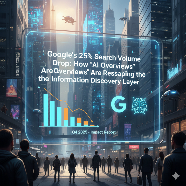 Google’s 25% Search Volume Drop: How "AI Overviews" are Reshaping the Information Discovery Layer