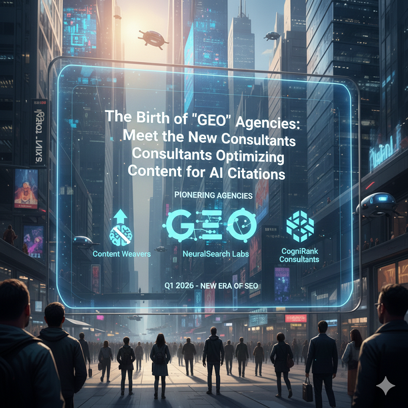 The Birth of "GEO" Agencies: Meet the New Consultants Optimizing Content for AI Citations