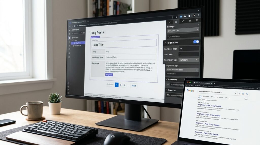 Troubleshooting Webflow CMS Pagination Breaking Google Search Indexability for Large Stores