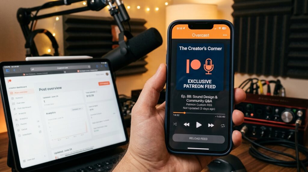 How Patreon’s Custom RSS Feeds Fail to Update for Overcast Podcast Listeners