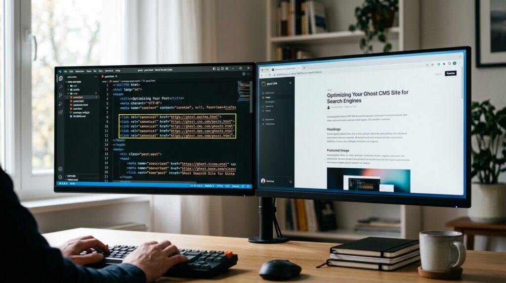 How Ghost CMS Reverse Proxies Silently Break Canonical Tags on Self-Hosted Blogs