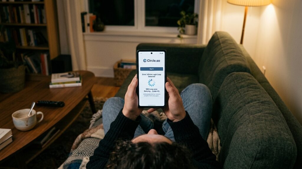 How Circle.so Custom SSO Integrations Cause Infinite Login Loops on Mobile Browsers