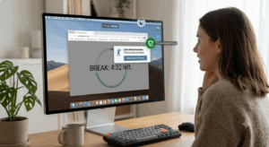 Configuring Web-Based Ergonomic Timer Apps to Override System-Level Focus Modes Without Dropping Notifications