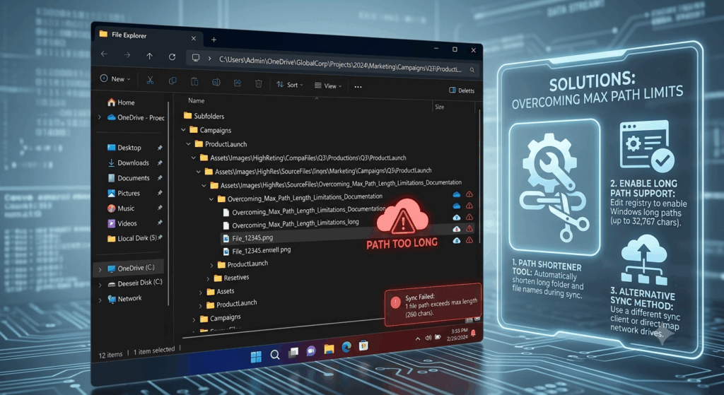 Overcoming Max Path Length Limitations When Syncing Deeply Nested Cloud Directories to Local Windows File Systems