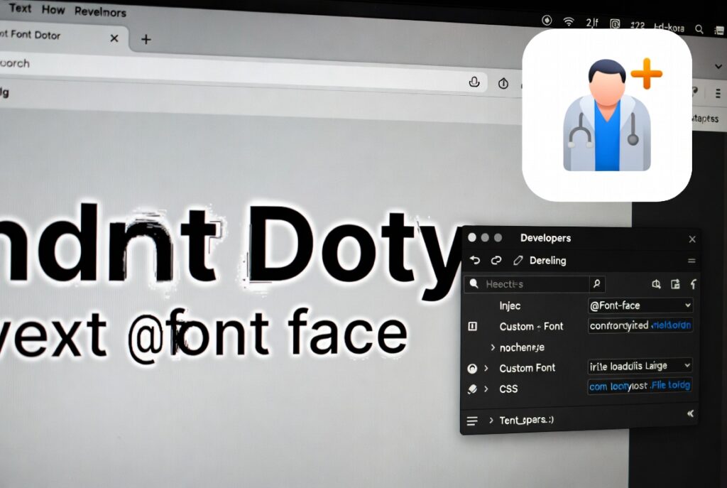 Resolving Font Rendering Artifacts in Browser-Based Text Editors After Custom Web Font Injections