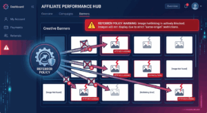 How Strict Referrer Policies Break Image Hotlinking Within Authorized Affiliate Network Dashboards