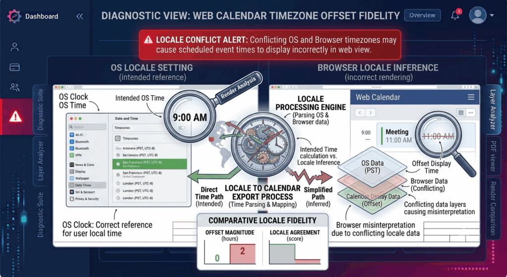 Managing Timezone Offset Errors in Web Calendars Caused by Conflicting OS and Browser Locales