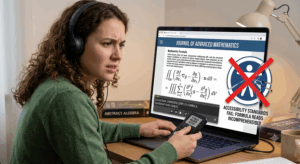 How Web Accessibility Standards Fail Screen Readers When Processing Highly Formatted Mathematical Formulas Online